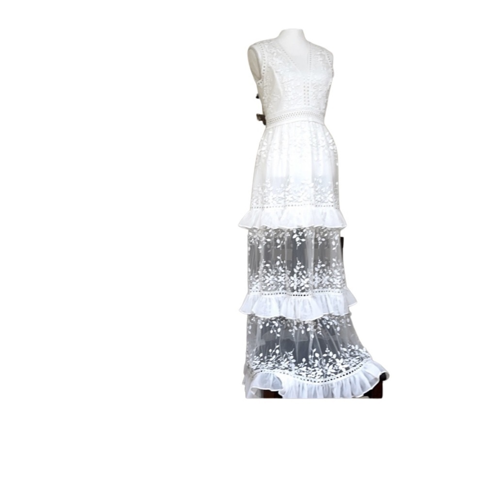 Aqua Lace Dress